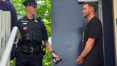 Photo of Justin Timberlake in Handcuffs for DWI Charge in Hamptons